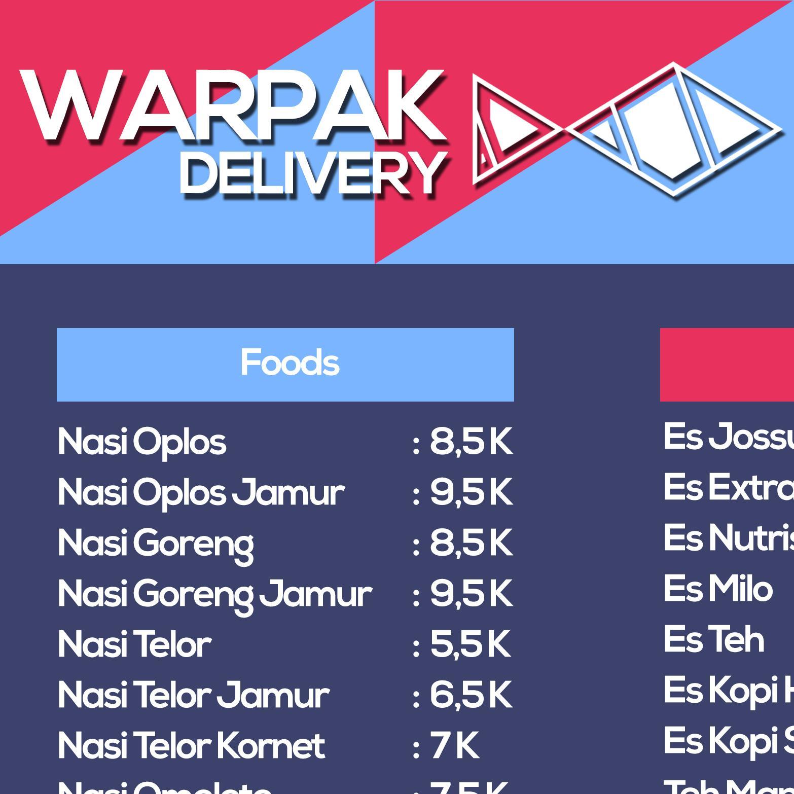 Delivery Warkop daerah Telkom University Bandung