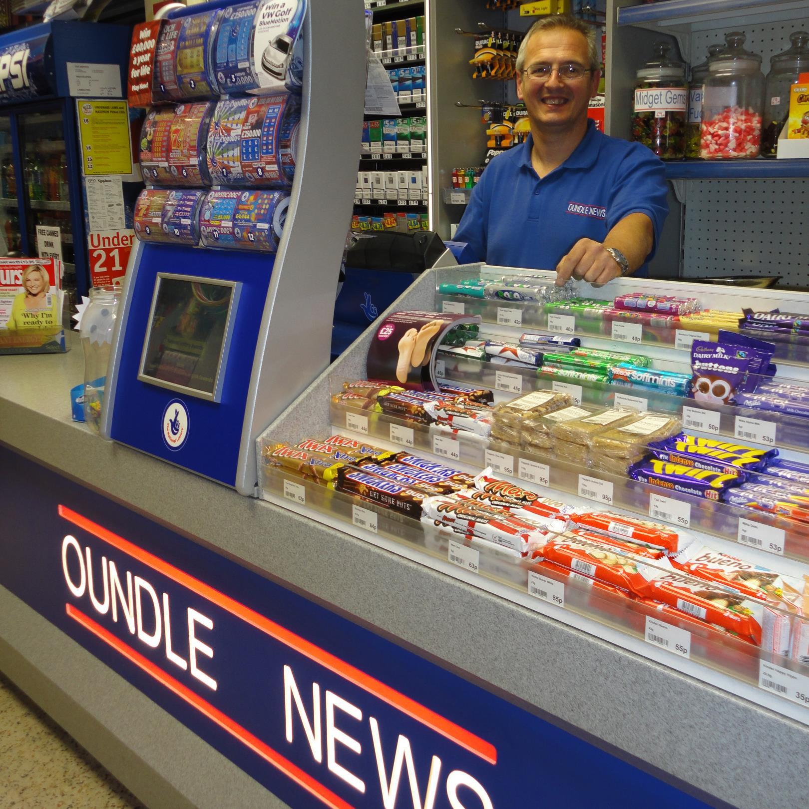 Newsagents in Oundle, near Peterborough, UK