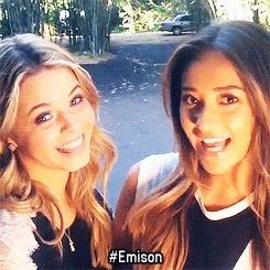 PLL #Emison  
@PLLTVSeries RT 3/3/15 & 26/01/16  #Carmilla #Kaimelia