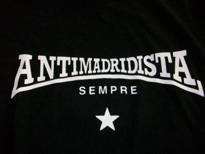 Cuenta 100% antimadridista.  Odio eterno a Madrid