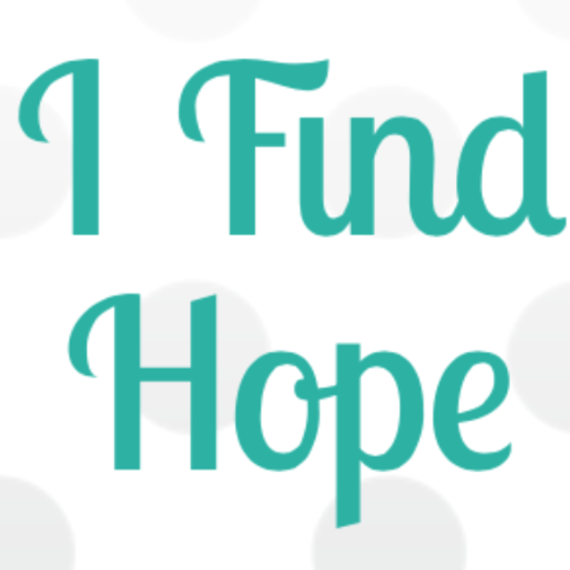 I Find Hope is a resource for those struggling to find hope and joy in day to day life.