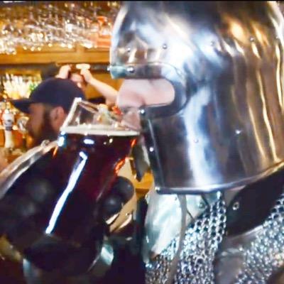 I wear medieval armour in public and do knightly things. I'm also making my own suit of armor from scratch.  See my my full story at http://t.co/91mo2mWIMo
