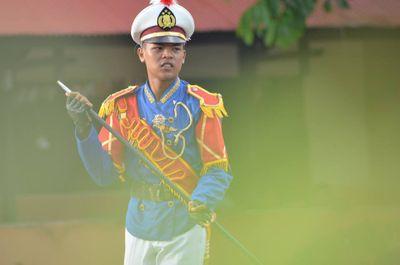 MAYORet di Drum Band Comdapora pemkot singkawang,dan Man model singkawang