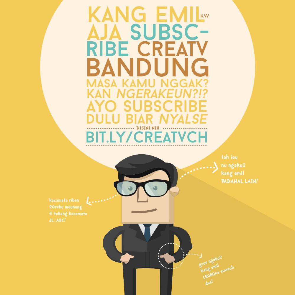 Belum Watch, Like dan Subscribe? Mungkin kamu lelah. | Youtube: http://t.co/aGKSKx8ep2 | CP: bdgcreatv@gmail.com | LINE Official Fan Page ID: @NYD1072B