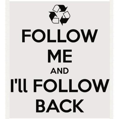 This is a FollowBack account if I Follow you and you don't follow back i will find you and eventually unfollow you.