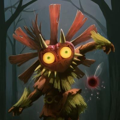 Hee hee! Aw, boo hoo. Why the sad face? I just thought I'd have a little fun with you. Wreaking havoc under the falling moon is so fun! #MV #RP #Zelda