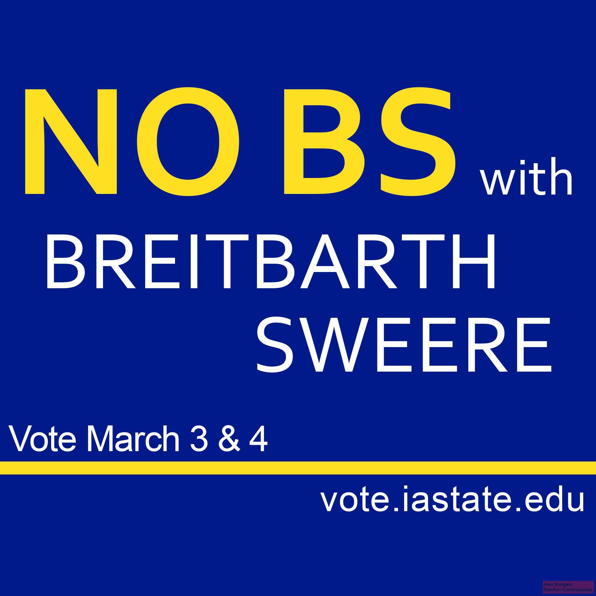 no_bs2015's profile picture. Dan and Megan want to address overcrowding and bring back an event like VEISHEA - all with No BS. Vote March 3rd and 4th at http://t.co/S9wvUwCowW