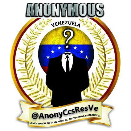 El conocimiento es libre. Somos Anónimos. Somos Legión. No perdonamos. No olvidamos. ¡Esperadnos! #ResistenciaVzla #LegionVzla