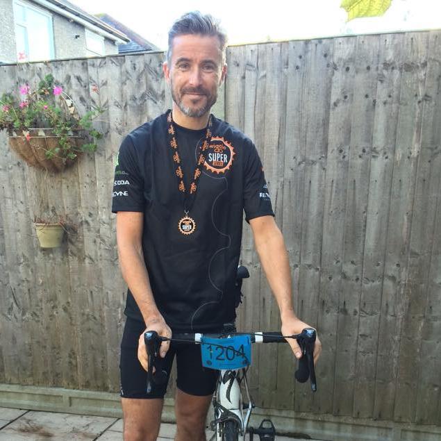 Enthusiastic runner and cyclist