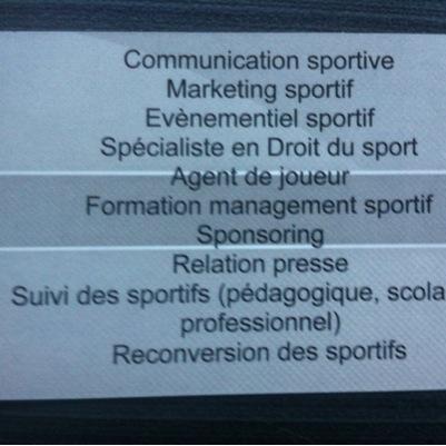 société de marketing et communication sportive 
consultant 
formation sport management 
événementiel sportif 
suivi des sportifs et reconversion 
sponsoring