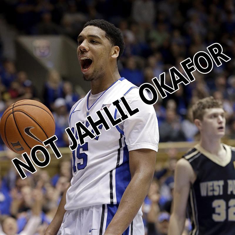 Jahlil Okafor Hater Page! Tag me in any tweets about how Jahlil Okafor sucks! Following back until 1k!