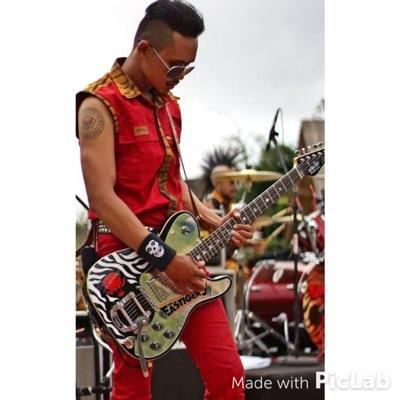 Six string : The Eastigers, owner : Feri Kreasi (sandblasting, printing & cutting sticker),