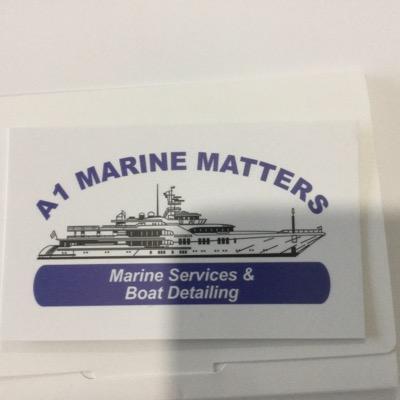 a1marinematters's profile picture. A1 Marine Matters specialise in all aspects of boat detailing and marine services, including Antifouling, repairs and mechanical servicing.