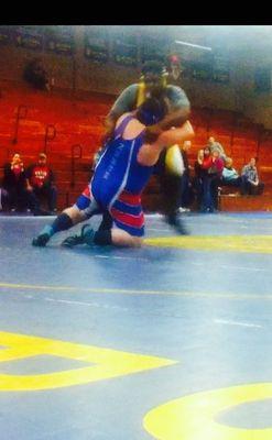 varsity wrestler at tabor #18