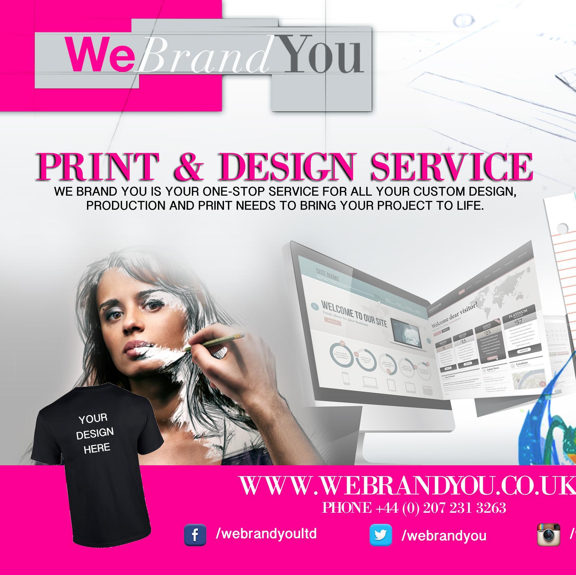 A branding development service. Ranging from custom clothing merchandise to brand development. Work featured in VH1, MTV, Universal.