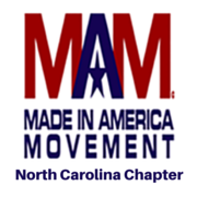 N. Carolina Chapter of The Made in America Movement (MAM) Celebrating all things Made in NC! Follow @USA_Movement. http://t.co/1302RYettY