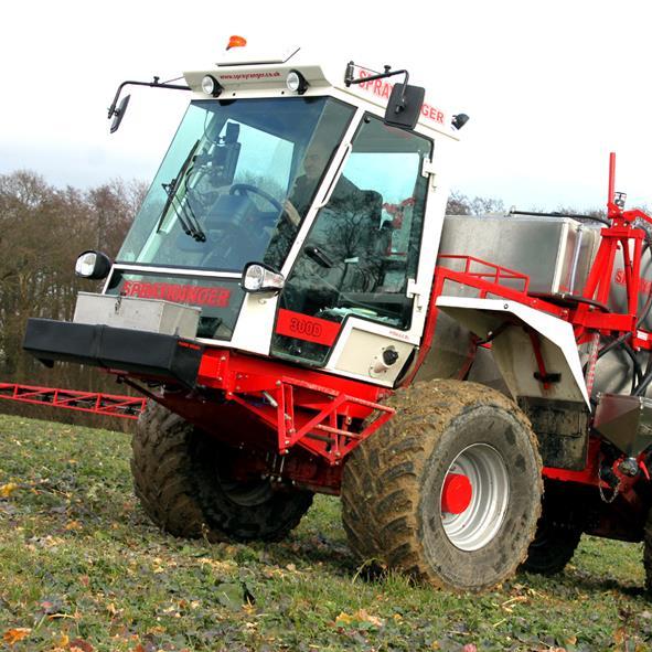 Leaders in low ground pressure sprayers. You don't have to sacrifice capacity to beat compaction. Top spec 3,000-litre/24m weighs 4.65t unladen.