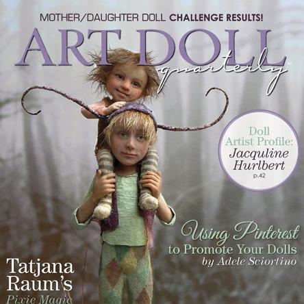 Come join the fun! Art Doll Quarterly™ is open to doll artists of all abilities.