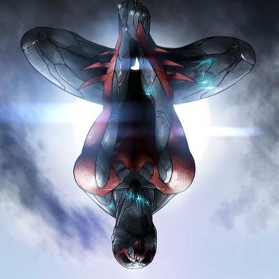 My name is Miguel O'hara the Spider-Man from 2099 I kick bad guys but and save the day and i work for Alchemax and i am your friendly neighborhood Spider-man