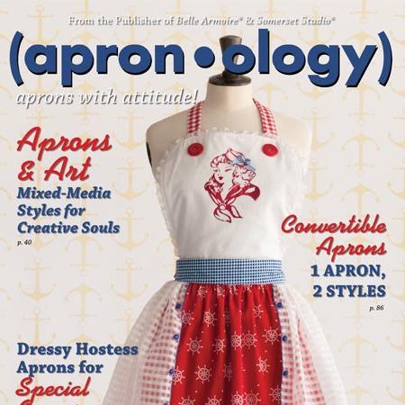 apron•ology shares dozens of artfully-made aprons, including classic and imaginative interpretations.