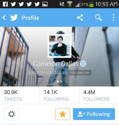 follow @ilovenialleraf n tweet her after 4 a SOLO DM TO CAMERON DALLAS