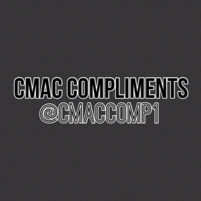 CmacComp1's profile picture. Why talk trash about eachother when there is great things going on that need recognition. DM us a random compliment and we will tweet it, completely anonomous.