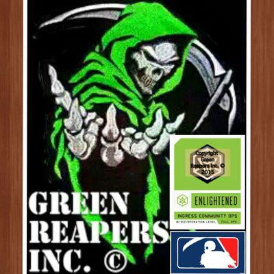 Green Reapers Inc. © Gaming Community 
Recruiting locally in the California area .
Download the Ingress app game today 
Email : greenreapersinc_apply@yahoo.com