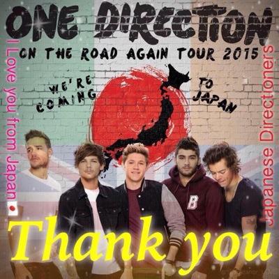 Love One Direction! I wanna go to OTRAT soon. Please follow me. I'm Directioner in Osaka.