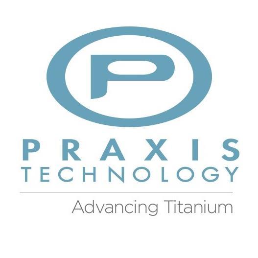 PraxisTi's profile picture. PRAXIS is today’s premier fabricator of sophisticated, small-scale titanium parts for highly specialized applications.