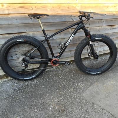 mountain bike rider and rider of fat bike with tunnel hill trolls , used to have/ride an R1 :-(
