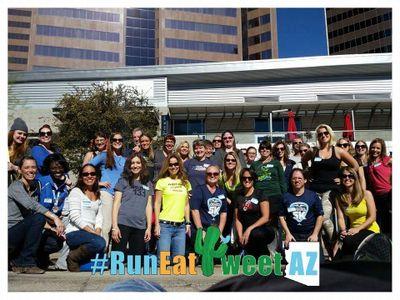 A running group of AZ Runners with a social media addiction! We Run, Eat, then Tweet/Instagram/Blog and more! Come join the fun and look for #RunEatTweetAZ