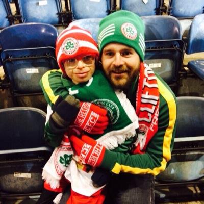 Celtic, Cliftonville, Magherafelt Sky Blues and O'Donovan Rossa Magherafelt and that's me summed up to a tee! Now living it up in the big smoke of London!