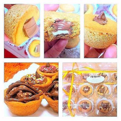 homemade fresh cup cookies instagram:cookiesland