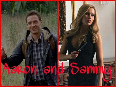 Aaron. Whoa,, hold on there Maggie and Sasha... #TWDRPACCOUNT.