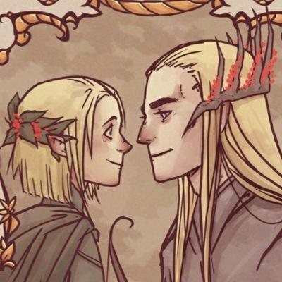 🌸I am Legolas, prince of Mirkwood. Young son to Thranduil. A curious teen that loves to wander the dark forests, age depends
on RP 🌸 [detailed, 18+ ]