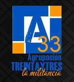 Perfil oficial de la Agrupación Trentaytres la militancia. Jovenes militantes profesionales de La Plata. Secretario General @Fede_mora33