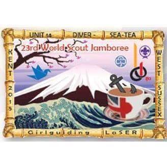 Diver-Sea-Tea are Unit 14 of the UK Contingent going to the World Scout Jamboree Japan in 2015