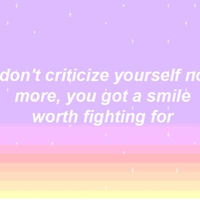 You're beautiful, Keep fighting♥