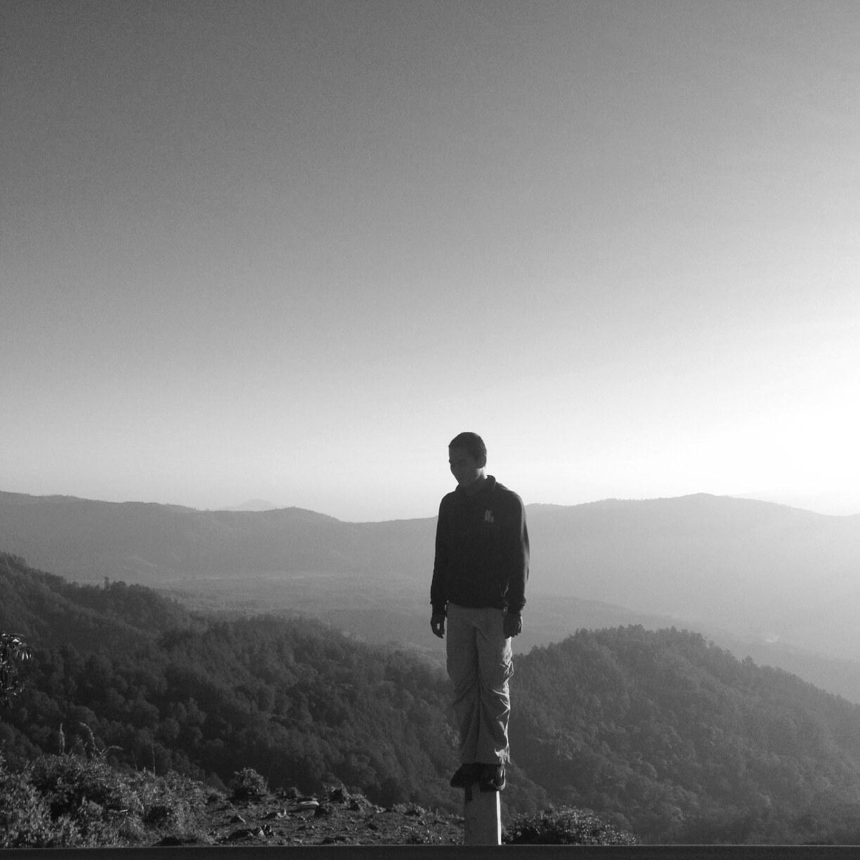 looking down and remember god!! instagram : perdanakbar