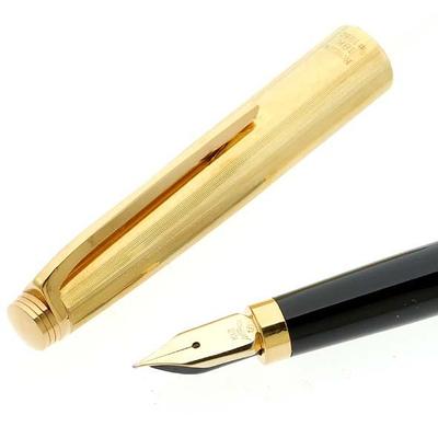 モリソン　万年筆　ペン先白金＆18K Yahoo!オークション - XH585 モリソン アイルトン 白金 ペン先18K レッ