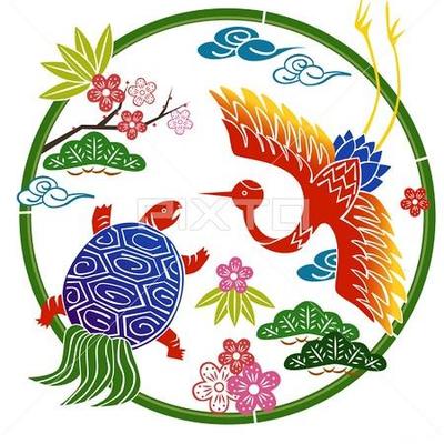 高い素材 鶴亀 のれん Alrc Asia