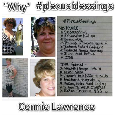 connielawrenc16's profile picture. Plexus Slim addresses issues with weight, Leaky gut, aids in lowering blood sugar, blood pressure, arthritis and so much more. Go to my website to place your or