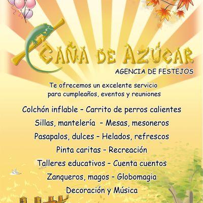 Empresa Venezolana.
Organización de eventos, recreación, alquiler de festejo, pasapalos y demás...
Talleres ecológicos, juntos reciclamos y reutilizamos!!