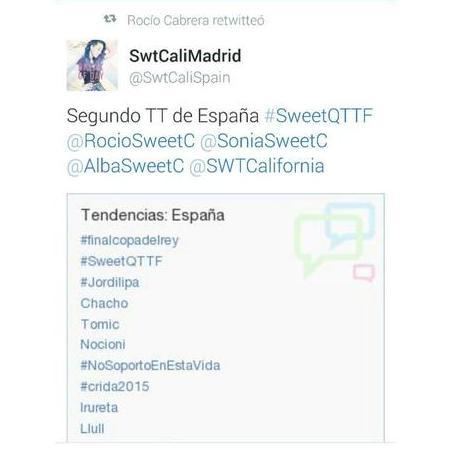 Gracias a estas chicas sonrió todos los días.RT de Rocio 22-2-15