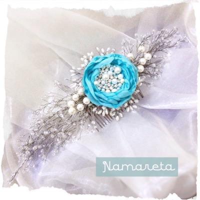 Brooch | Baby Headband | Wedding Hairpiece. Line&Instagram: Namareta. BB: 518B13F6