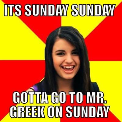 A bunch of memes to get everyone to go to MR. GREEK hosted by Driving Jacks!!