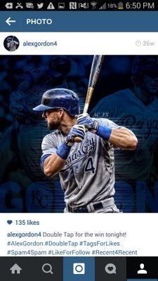AlexGordon_04's profile picture. Instagram: AlexGordon4
