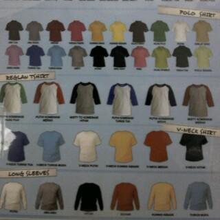 Jual Kaos Polos (Lengan panjang/pendek, raglan, polo shirt) bisa di sablon/printing 3D. CP: 085780406726