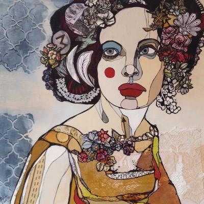 Artiste peintre-collagiste