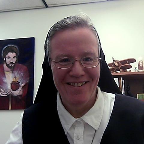 Sr. Geralyn - Sister of Christian Charity.  Artist, seamstress, works for the Diocese of Harrisburg as WAN Coordinator & Formation Director for wives Diaconate